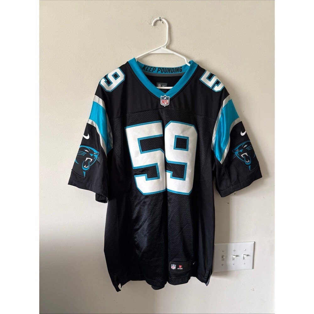 Men’s Nike Luke Kuechly #59 Carolina Panthers Limited NFL Jersey Sz L - RARE